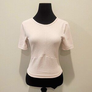 Club Monaco Short Sleeve Crop Top XS
